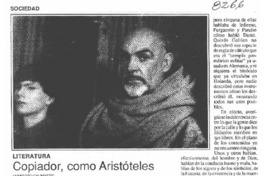 Copiador, como Aristóteles
