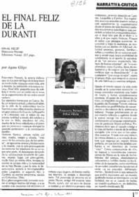 El final feliz de la Duranti