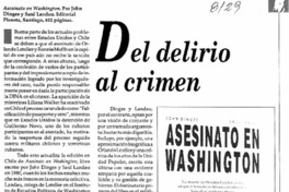 Del delirio del crimen