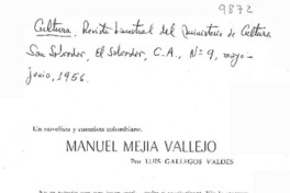 Manuel Mejía Vallejo