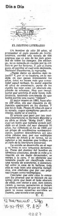 El Destino literario