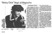 "Moby Dick" llegó al Mapocho