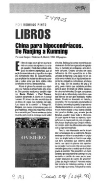 China para hipocondríacos. De Nanjing a Kunming