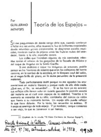 Teoría de los espejos