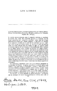 El Cuento hispanoamericano. Antología histórico-crítica