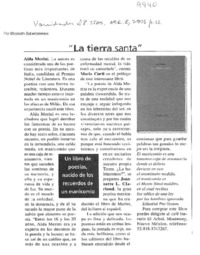 "La Tierra Santa"