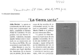 "La Tierra Santa"