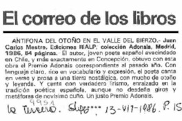 Antifona del otoño en el valle del Bierzo