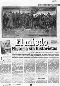 El miedo, historia sin historietas