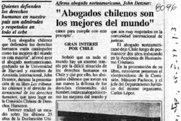 Abogados chilenos son los mejores del mundo.