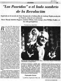 Los poseídos" o el lado sombrío de la Revolución
