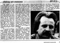 Debray sin máscara.