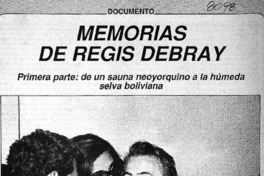 Memorias de Régis Debray.
