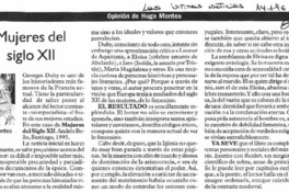 Mujeres del siglo XII