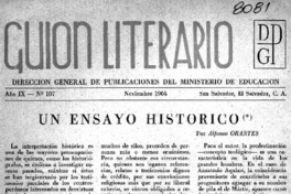 Un Ensayo histórico