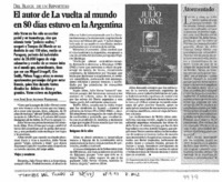 El Autor de La vuelta al mundo en 80 días estuvo en la Argentina