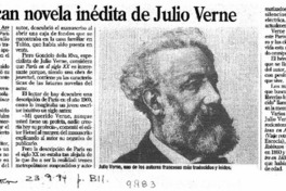 Publican novela inédita de Julio Verne