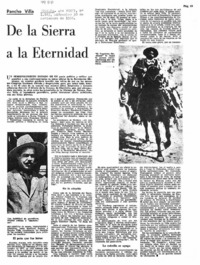 De la Sierra a la eternidad