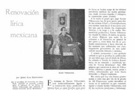 Renovación lírica mexicana