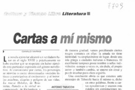 Cartas a mí mismo