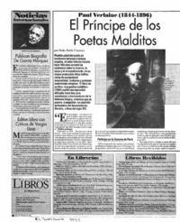 Paul Verlaine (1844-1896). El Príncipe de los poetas malditos