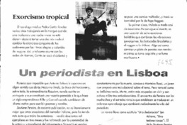 Un periodista en Lisboa