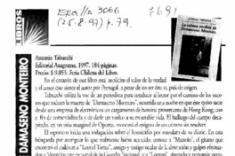 La cabeza perdida de Damaseno Montero