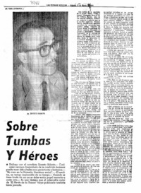 Sobre tumbas y héroes