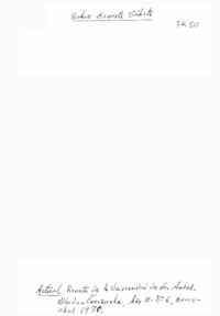 A proposito de "Sobre héroes y tumbas" Ernesto Sábato : síntesis de la novela