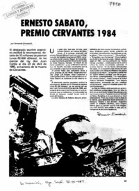 Ernesto Sábato, Premio Cervantes 1984