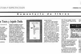 Tristan Tzara y legaod Dada