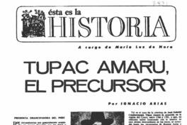 Tupac Amaru, el precursor
