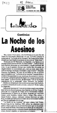 La Noche de los asesinos