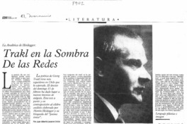 Trakl en la sombra de las redes la analítica de Heidegger
