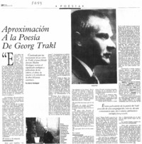 Aproximación a la poesía de Georg Trakl