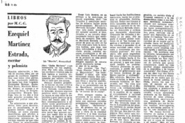 Ezequiel Martínez Estrada, escritor y polemista