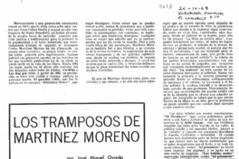 Los tramposos de Martínez Moreno