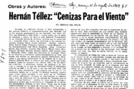 Hernán Téllez: "Cenizas para el viento"