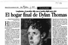 El hogar final de Dylan Thomas