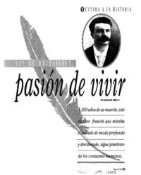 Guy de Maupassant, pasión de vivir