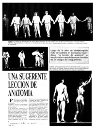 Una Sugerente Lección de Anatomía.