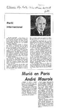 Perfil internacional.