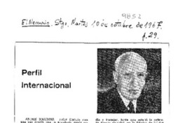 Perfil internacional.