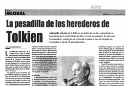 La pesadilla de los herederos de Tolkien