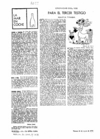 Crónicas del 108. Para el Tercer testigo