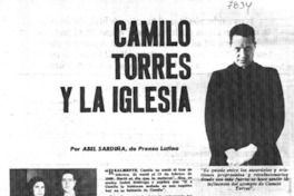 Camilo Torres y la Iglesia
