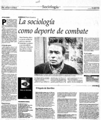 La sociología como deporte de combate