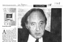 Toffler y las guerras del futuro