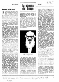 Nacimiento de León Tolstoi.