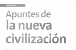 Apuntes de la nueva civilización